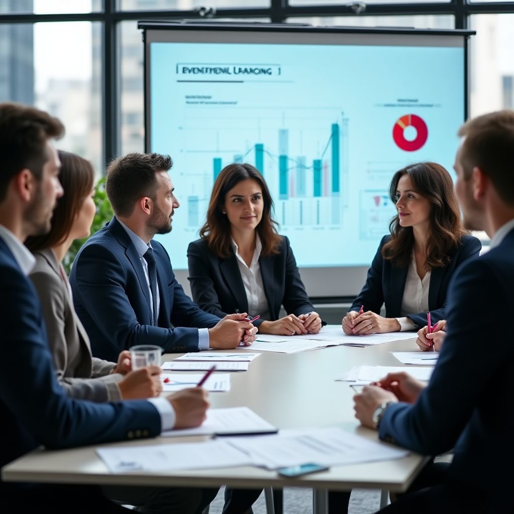 Equipo en reunión estratégica