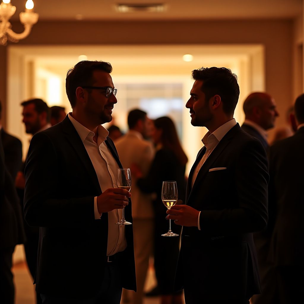 Evento de networking financiero